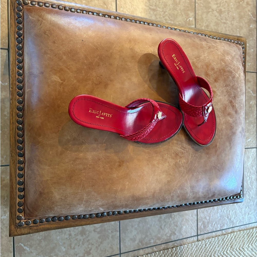 Eric Javits logo Thong sandal